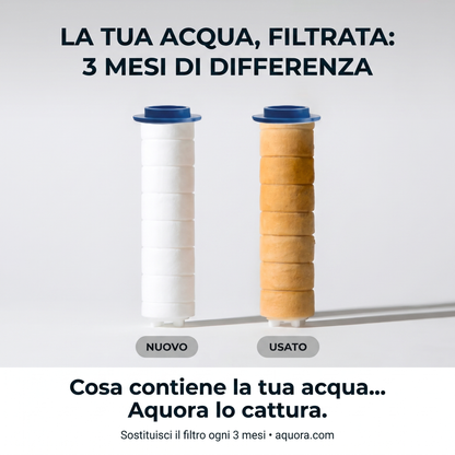 Trasforma i tuoi capelli, la tua pelle e la tua doccia con Aquora.